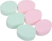 WOFASHPURET 6Pcs Makeup Sponges Soft and Reusable Foundation for Natural and Even Application Ergonomic Design for Dry Wet Use for Makeup Finish