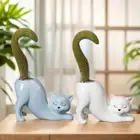 Ceramic Cat Shape Succulent Pot Cute Animal Cactus/Flower Container Garden Pots