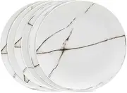 salt&pepper Marble Dinner Plates - Set of 6 - White - Dinner Plates