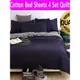 Cotton Bed sheets set quilt cover pillow case bedding 4 sets