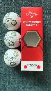 Limited Edition DOG PAW Callaway Chrome Soft Truvis 1 Sleeve NEW Golf Balls!