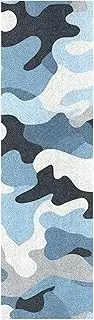 Amooorous Camouflage Blue Decorative Grip Tape Skateboard Non-Skid Longboard Grip Tape Anti Slip Cruiser Griptape 33×9 Inch