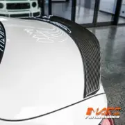 PSM Style Carbon Trunk Lip Spoiler for Mercedes-Benz W205 Sedan & C63-S C43 AMG