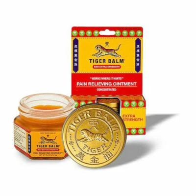 Tiger Balm RED EXTRA STRENGTH PAIN RELIEVING OINTMENT Concentrated SORE MUSCLES