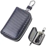Faraday Pouch for Car Keys, Upgrade Car Key Signal Blocker, Keyless Remote-Control Smart Fob Case with Hook