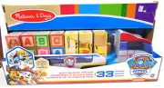 Factory Sealed Melissa & Doug PAW Patrol Wooden ABC Block Truck 33 Pieces
