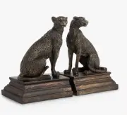 Cheetah Bookends - Manor House Bookshelf Accessory