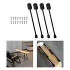 4 Pieces Collapsible Table Legs Stable for Side Table Computer Table Camping