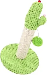 Tree Scratching Post for Cats Vertical Cat Scratcher Floor Scratching Post Adorable Kitten Scratcher Kitten Supply Light Green Plush