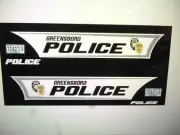 Greensboro North Carolina Police Patrol Vehicles Decals 1:64 two for one money
