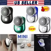 Mini Electric Shaver Beard Trimmer Razor Portable Mini Shaver USB Charge for Men
