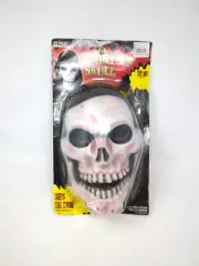 2002 Paper Magic Group Skeleton Halloween Skull Mask Lights New old stock Sealed