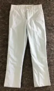 Girls Size 12 Gymboree Light Blue Stripe Lined County Club Dress Casual Pants