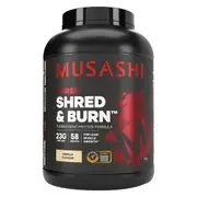 Musashi Shred & Burn Protein Powder Vanilla Milkshake 2kg