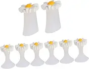 Ipetboom 8pcs Pedicure Tools Nail Art Toe Separators Silicone Toe Dividers Comfortable Foot Care