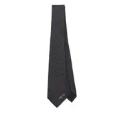 [Gucci] Gucci Horsebit-pattern Tie ONE SIZE BLACK