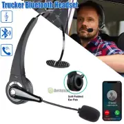 Noise Cancelling Trucker Wireless Bluetooth Headset with Mic For Smart Phones PC