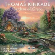 Thomas Kinkade Gardens of Grace 2026 Wall Calendar with Scripture by Thomas Kink