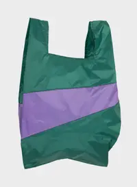 在飛比找樂天市場購物網優惠-荷蘭 Susan Bijl 防潑水超輕量購物袋 #L (深綠