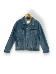 Urban Outfitters Oversized Denim Jackets 80s Retro Size S mid blue washed By BDG