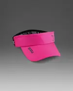 Performance Visor, 2XU, OSFA, Fuchsia/Black, Unisex