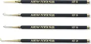 Xiem Tools Korean Atelier Detailing and Carving Tools for Ceramics Clay and Pottery (4 Piece Tool Set)