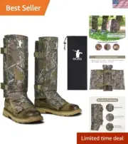 Waterproof Snake Gaiters - Adjustable Leg Guards for Outdoor Protection