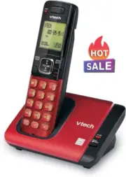 CS6719-16 DECT 6.0 Phone with Caller Id/Call Waiting, 1 Cordless Handset, Red