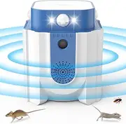 Endbug Ultrasonic Pest Repeller Indoor, Upgraded Rodent Repellent Indoor with PIR Motion Sensor & Strobes & Frequency Conversion Ultrasound, Pest Repeller for House, Attic, Garage, Basement