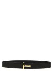 [Tom Ford] Tom Ford-Buckle Logo Reversible Belt Cinture Multicolor-Uomo 100cm