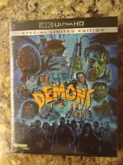 DEMONS I & II Rare 4K LIMITED EDITION UHD Brand New SEALED OOP Synapse Argento