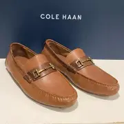 Cole Haan Men's Somerset Link Bit II Loafer Woodbury Brown Color C25979 Size 10