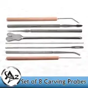 8 Pcs Clay Sculpting Set Wax Carving Pottery Tools Shapers Polymer Modeling