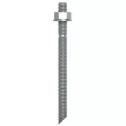 M16x190mm Stud Chemical Anchor Kit Flat Top Angle Cut CL8.8 HDG - Box of 10