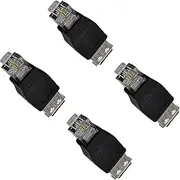 tunghey 4Pack USB-A Female to RJ11 6P2C Male Cable or Connector Adapter Ethernet Network Converter Adapter Phone Cable Coupler (NOT for RJ9)
