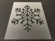 Snow Flake #17 Stencil 10mm or 7mm Thick, Christmas, Santa, Snow Flake, Holiday