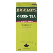 Bigelow Green Tea With Pomegranate, 0.07 Oz Tea Bag, 28/box RCB10363 BIGELOW TEA