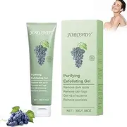 JORONDY Cabernet Sauvignon Extract Purifying Exfoliating Gel,Purifying exfoliation to deeply cleanse and moisturize skin，Gentle Exfoliating Gel for All Skin Types(1PC, One Size)
