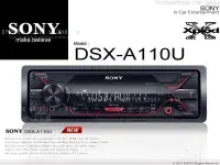 在飛比找Yahoo!奇摩拍賣優惠-音仕達汽車音響 台北 台中 SONY【DSX-A110U】M