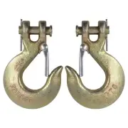 5/16" Clevis Slip Hook with Safety Latch, Forged G70 14,000 Lb Capacity, Safe...