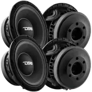 4x DS18 10XL1400MB-8 10" Mid-Bass Loudspeakers with 3.5" VC - 700W Rms 8-ohm