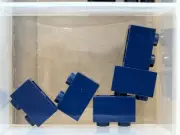 LEGO Parts - Dark Blue Brick 1 x 2 - No 3004 - QTY 5