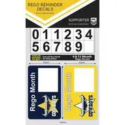 NRL Cowboys Rego Reminder Decal - N-RR-CO