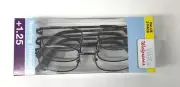 LOT OF 3 - Council READING GLASSES +1.25 NEW