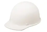 MSA 454618 Skullgard Hard Hat Cap Style White Staz-On Suspension