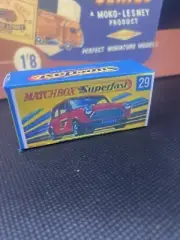 Matchbox Superfast No 29 RACING MINI Empty Repro G Style Box