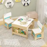 TaoHFE Toddler Table and Chair Set (2 Chairs Included), Toddler Activity Table,