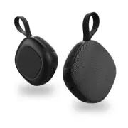 Black Mini Wireless Portable Fabric Bluetooth 5.0 Speaker Travel Loud Base
