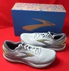 NIB Men's Brooks Ghost 16 Cloud/Grey/Gold Running Shoes Size-12