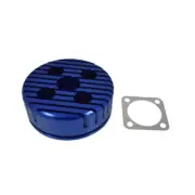 Blue Racing CNC Cylinder Head For 66cc 80cc Gas Motorized Bicycle Bike Round